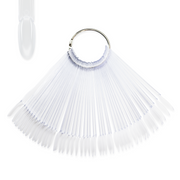Paletar Unghii, 50 Tipsuri Transparente, Oval