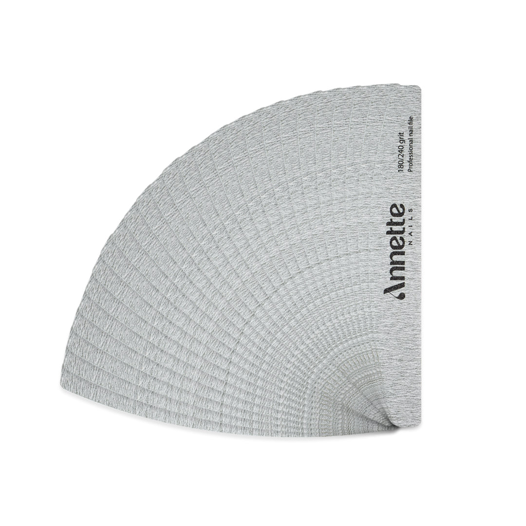 Set Pile Unghii Semiluna Annette Nails, 25 buc - Zebra, 180/240 grit