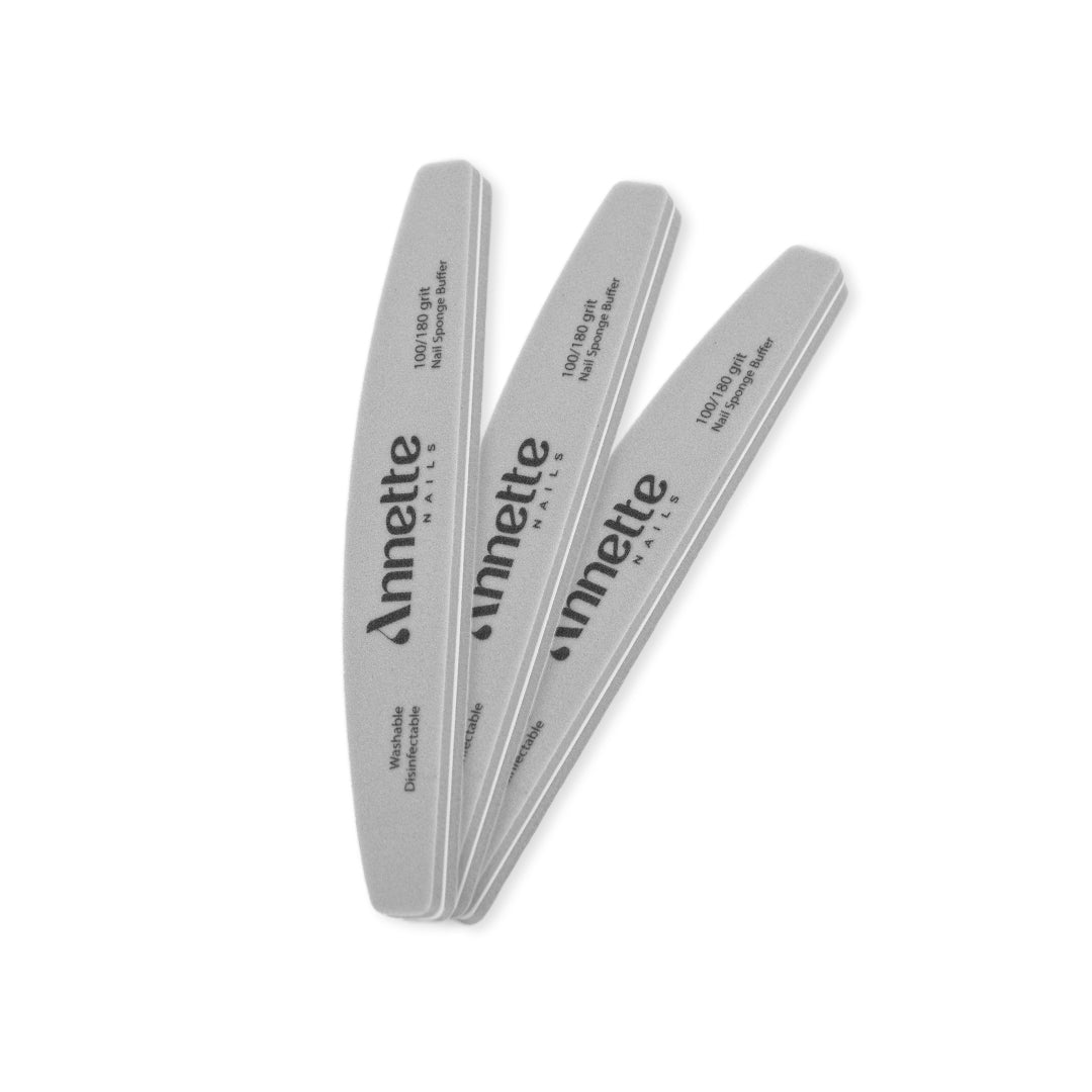 Pila Buffer Unghii Semiluna Annette Nails - 100/180 grit