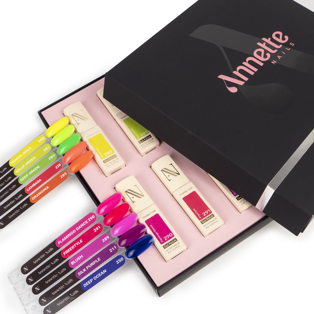 Colecția Neon - Set Oje Semipermanente Annette Nails