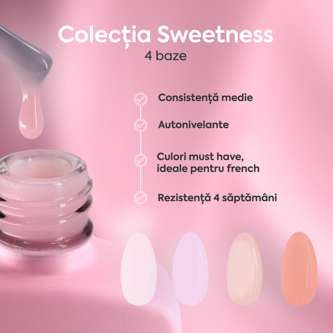 Colecția Sweetness - Set Baze Rubber