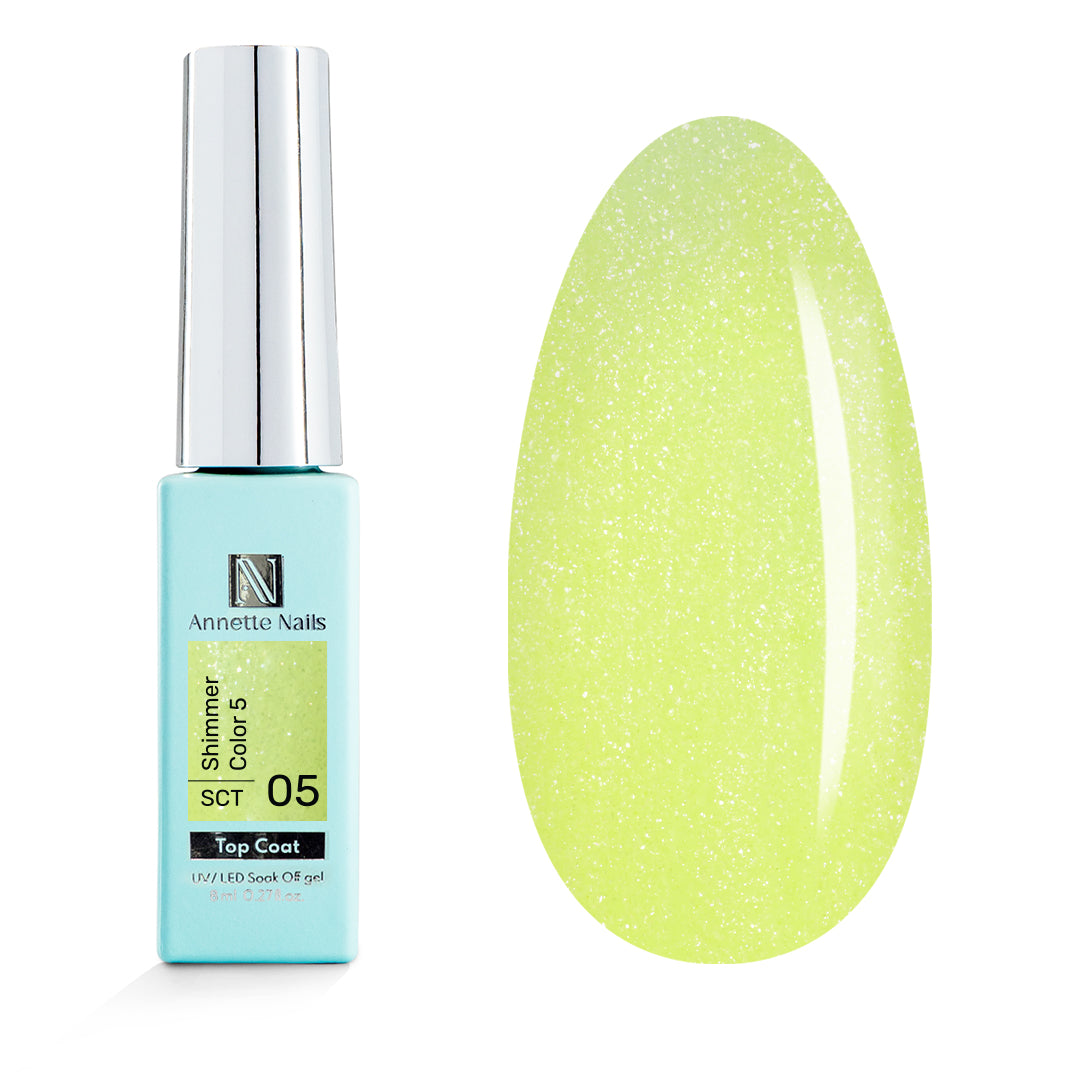 Top Coat Shimmer Color 5 SCT-05 - 8ml Annette Nails