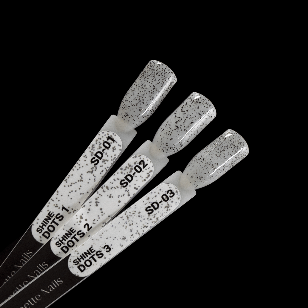 Top Coat AnnetteNails Shine black dots 1 no wipe SD-01 - 12ml