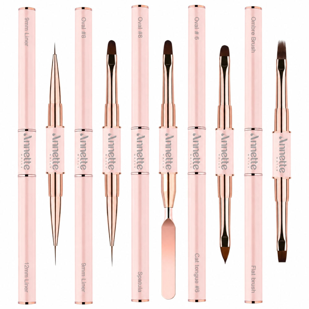 Set Pensule Manichiura AnnetteNails, 5 buc