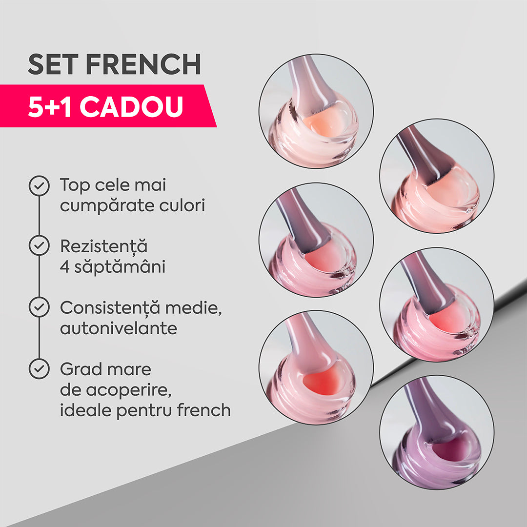 Colecția de baze rubber AnnetteNails FRENCH 5+1 GRATUIT