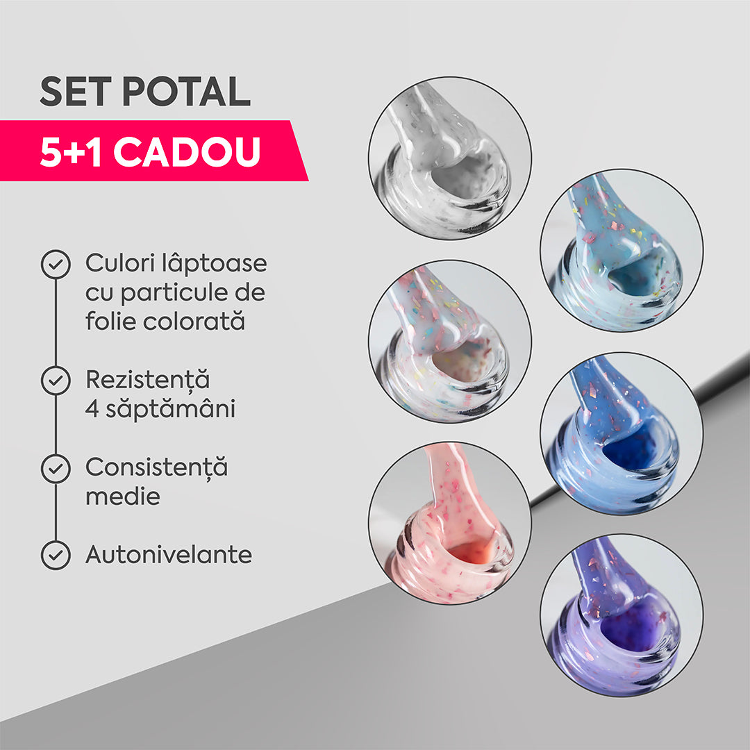 Colecția de baze rubber AnnetteNails POTAL 5+1 GRATUIT