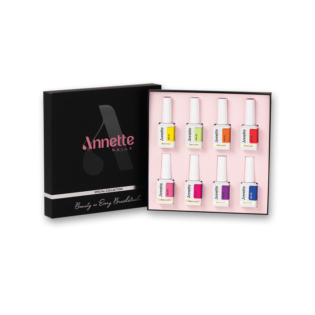 Colecția de baze rubber Annette Nails Neon