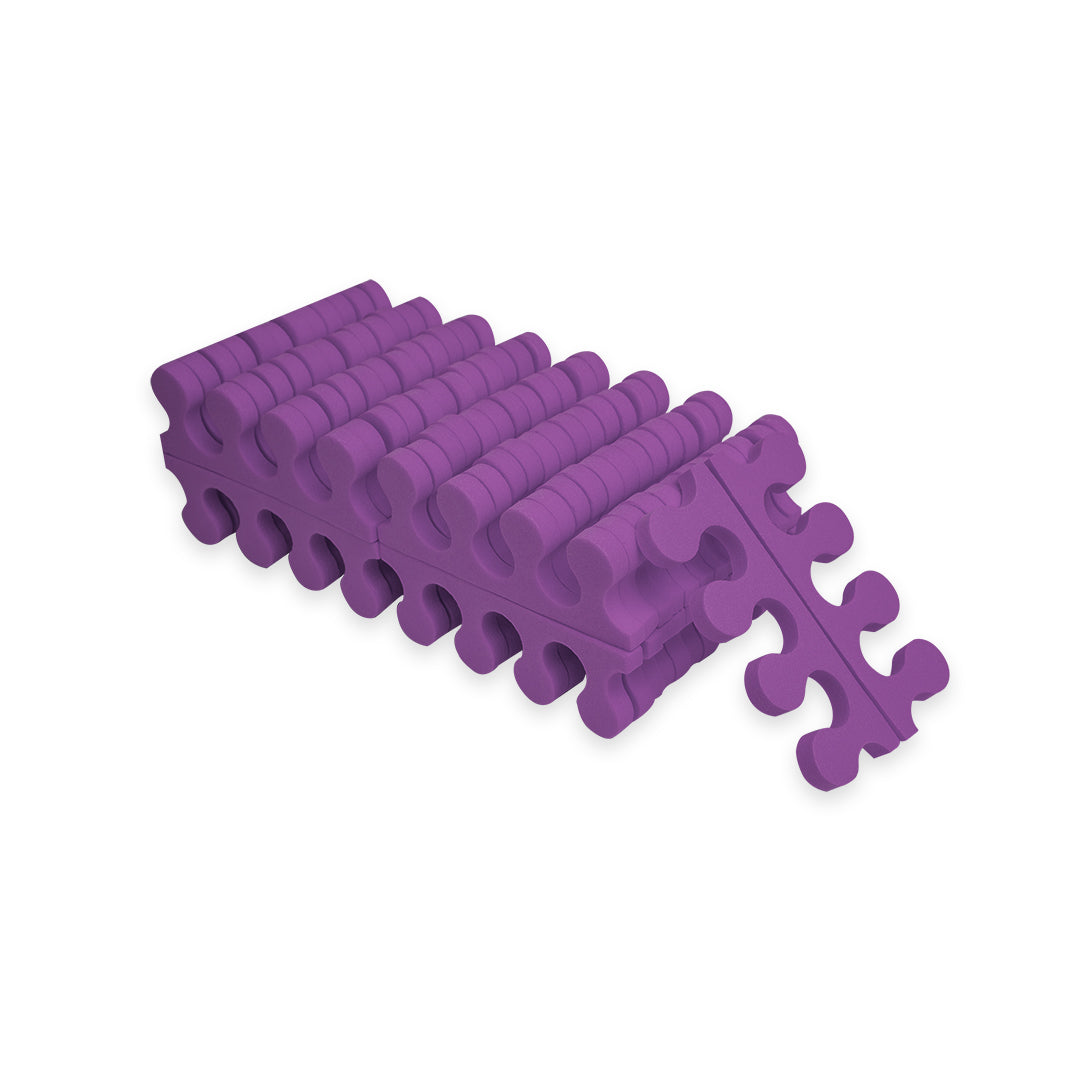 Set Despartitoare Degete Pedichiura 50 buc Mov Annette Nails PS-01M-S50