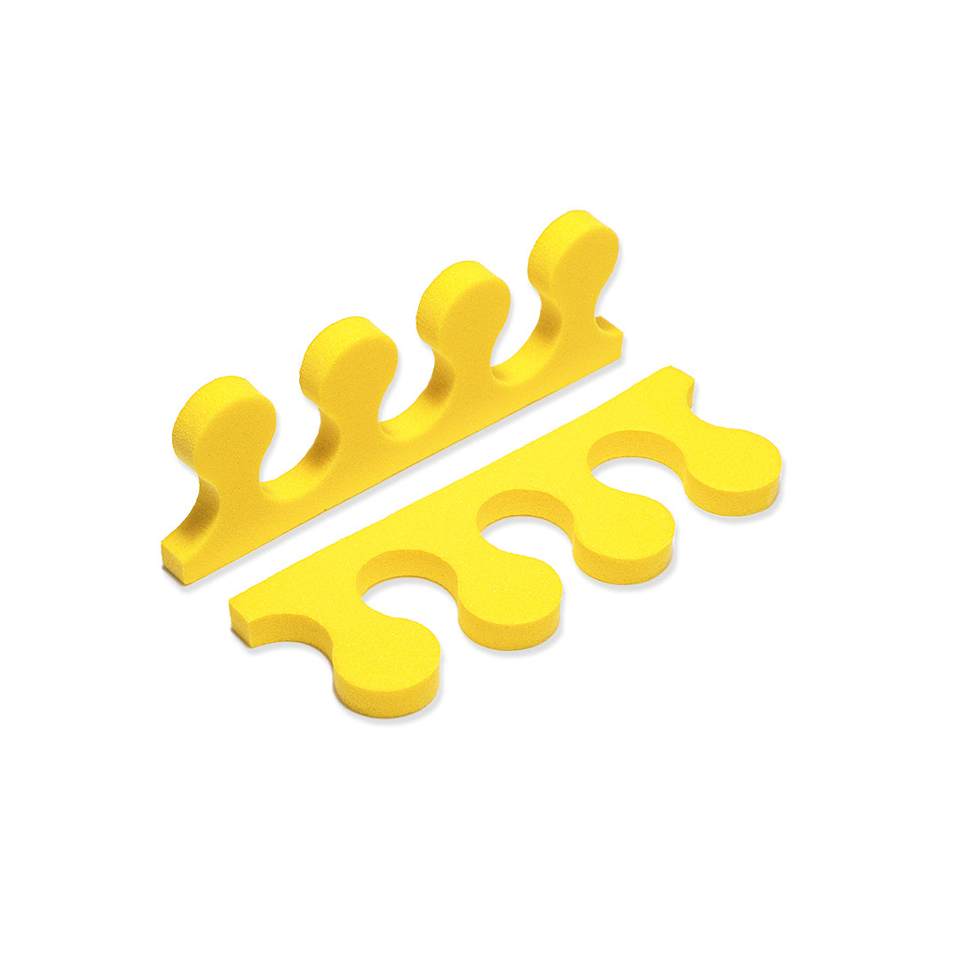 Set Despartitoare Degete Pedichiura 50 buc Galben Annette Nails PS-01Y-S50