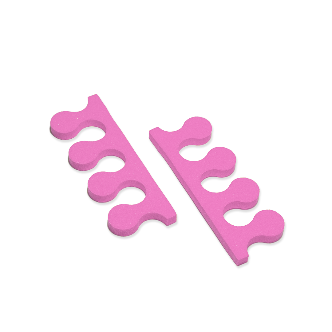 Set Despartitoare Degete Pedichiura 50 buc Roz Annette Nails PS-01P-S50