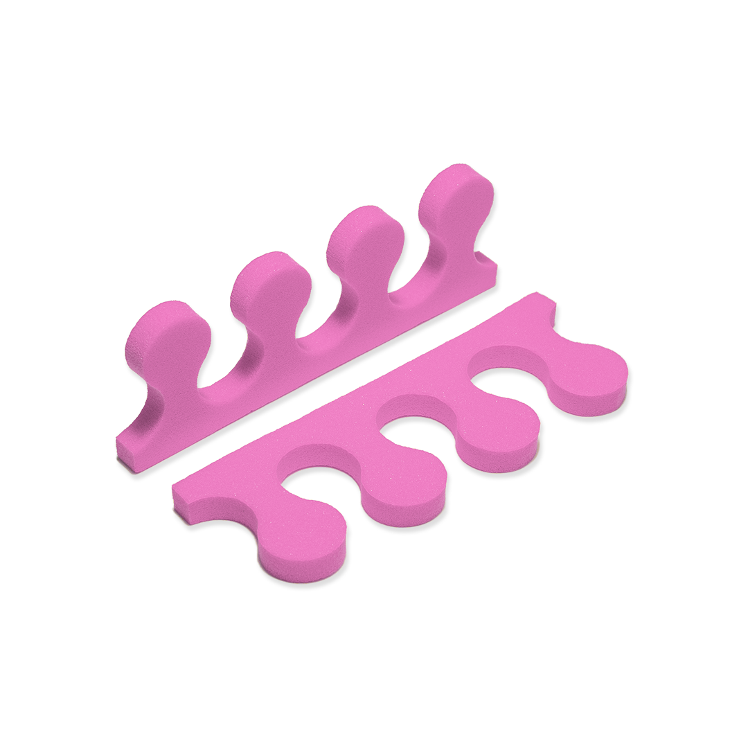 Set Despartitoare Degete Pedichiura 50 buc Roz Annette Nails PS-01P-S50