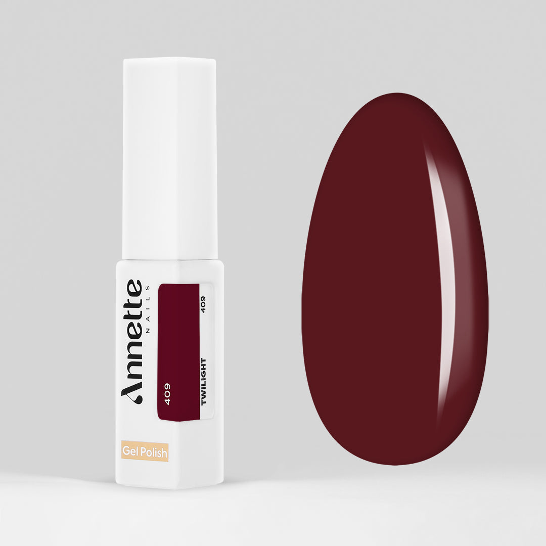 Oja Semipermanenta Shades of Red Twilight 409 - 8ml Annette Nails