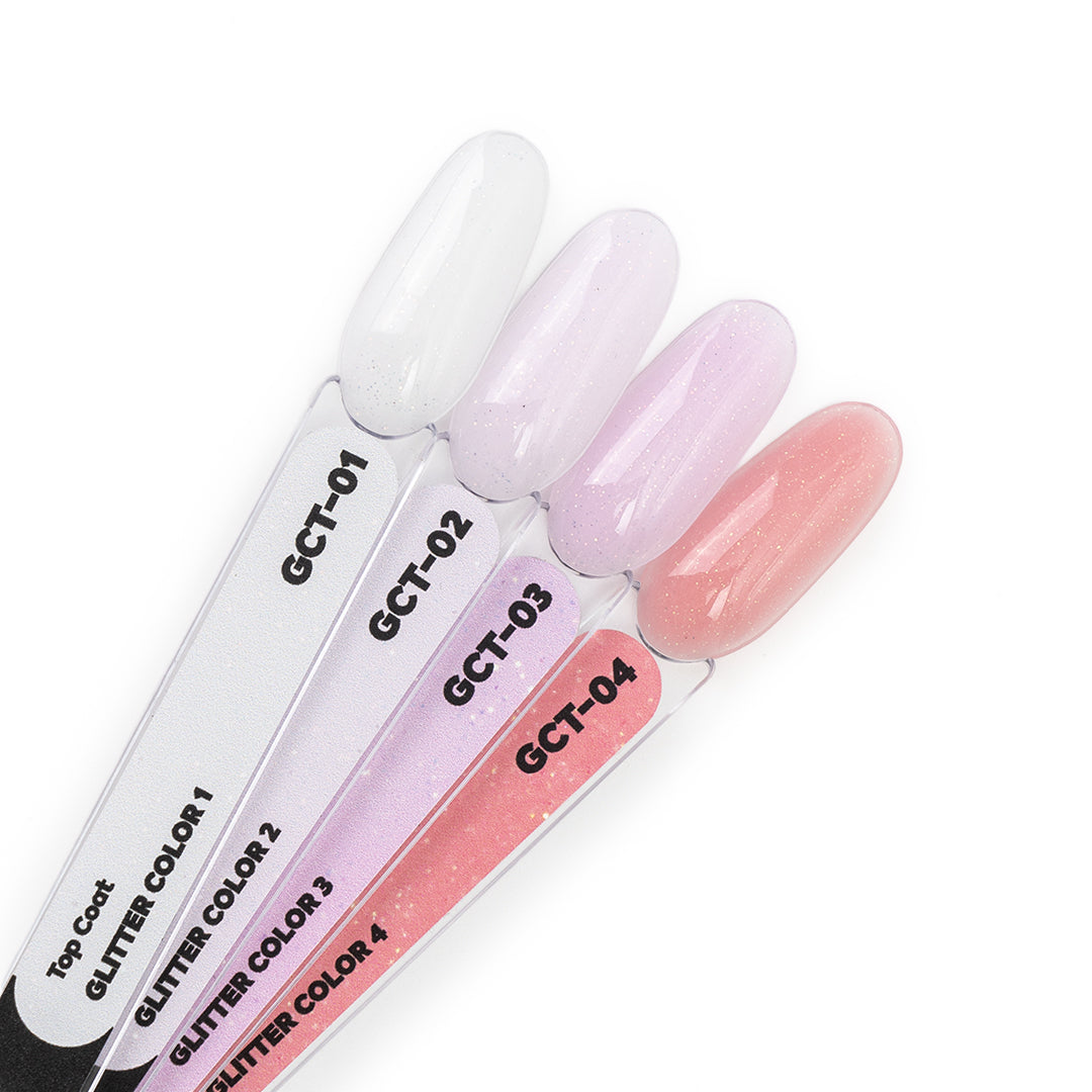 Top Coat Glitter Color 2 GCT-02 - 8ml Annette Nails