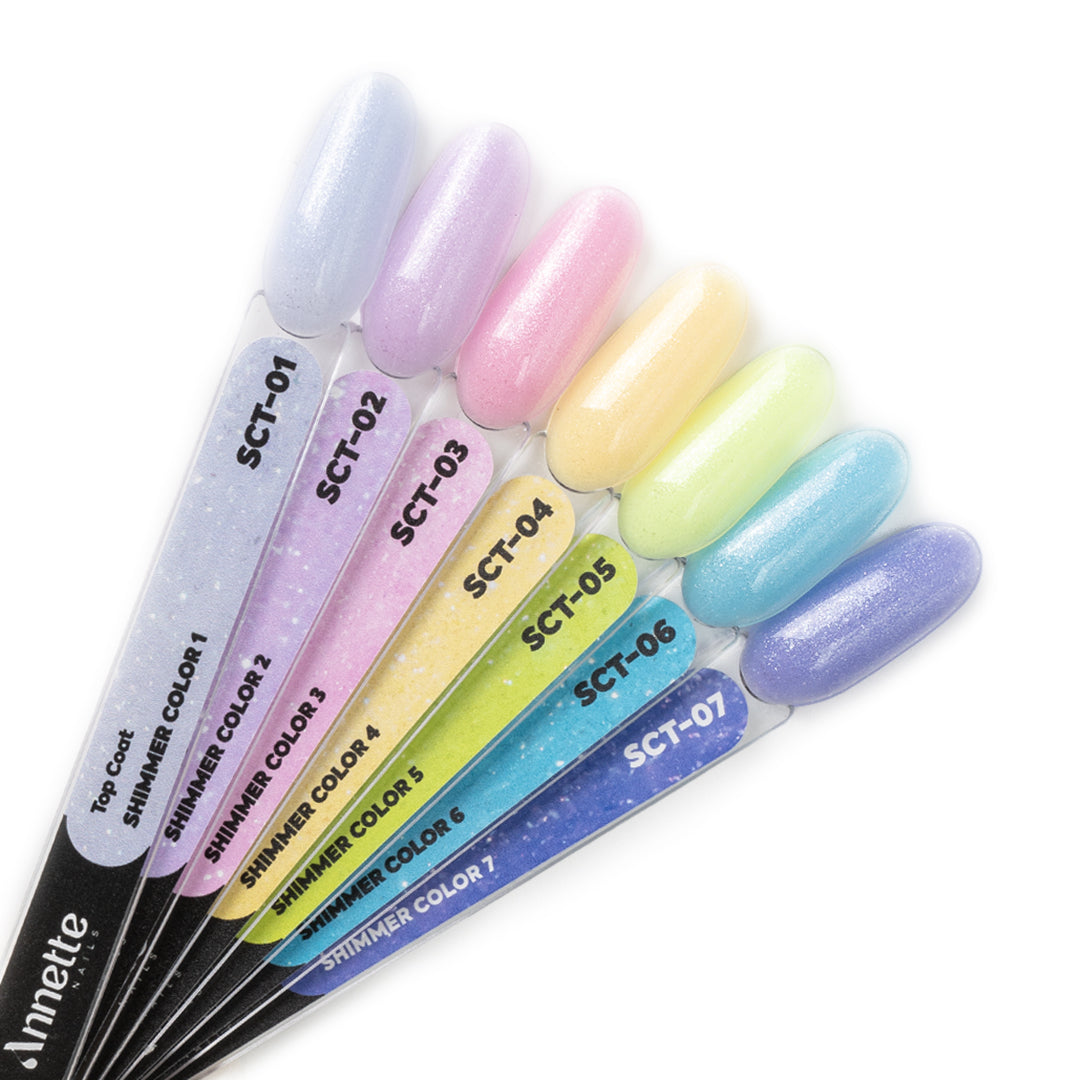Top Coat Shimmer Color 5 SCT-05 - 8ml Annette Nails