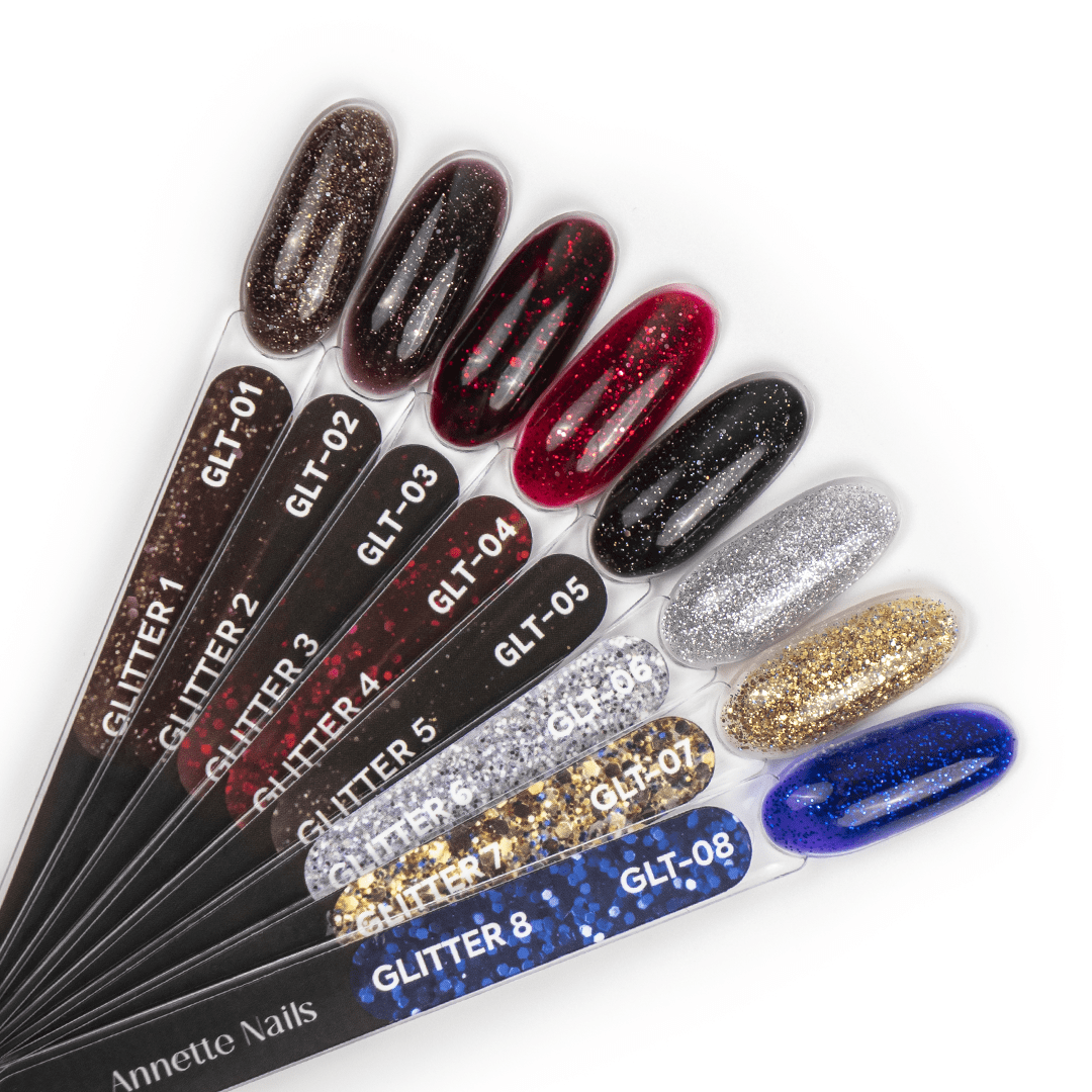 Oja Semipermanenta Glitter 5 GLT-05 - 8ml Annette Nails