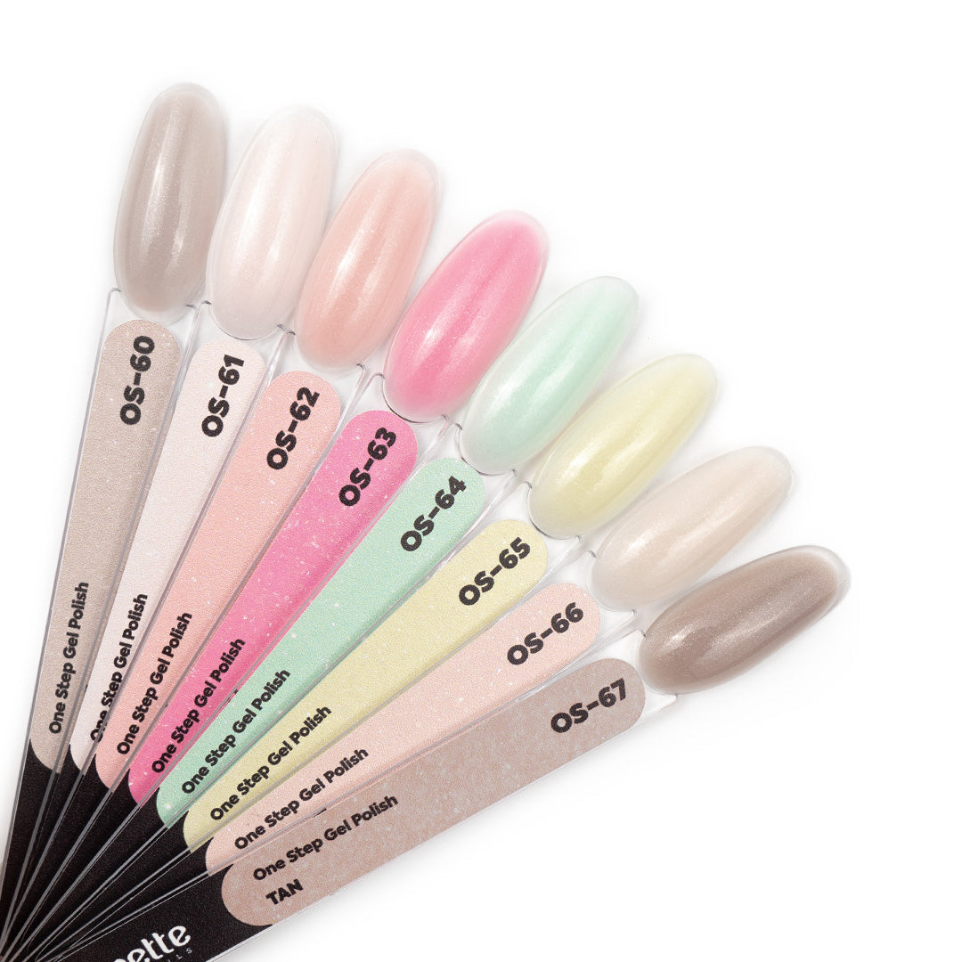 Oja Semipermanenta 3 in 1 One Step Melon - 8ml Annette Nails OS-62