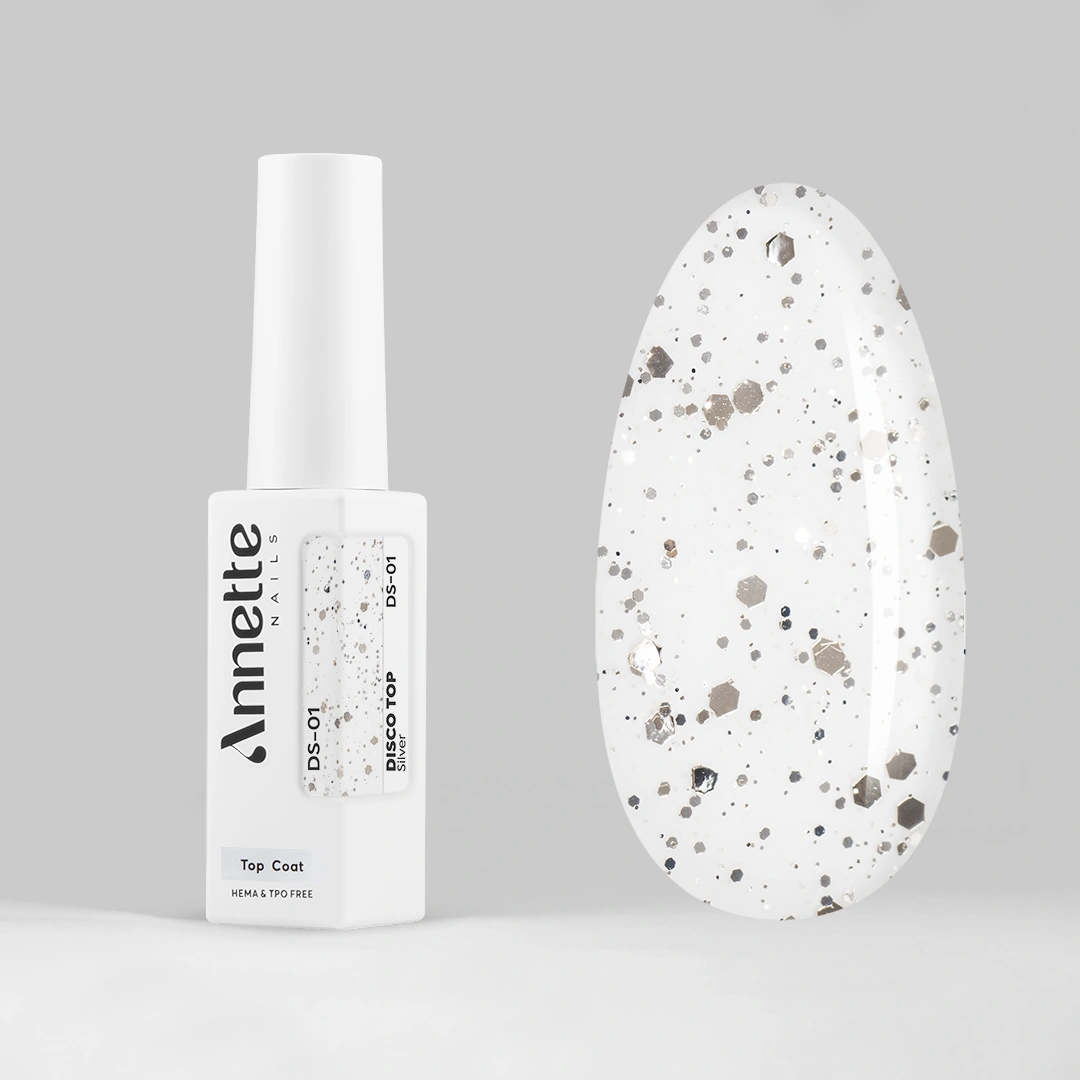 Top Coat Disco - 8ml Annette Nails DS-01-08