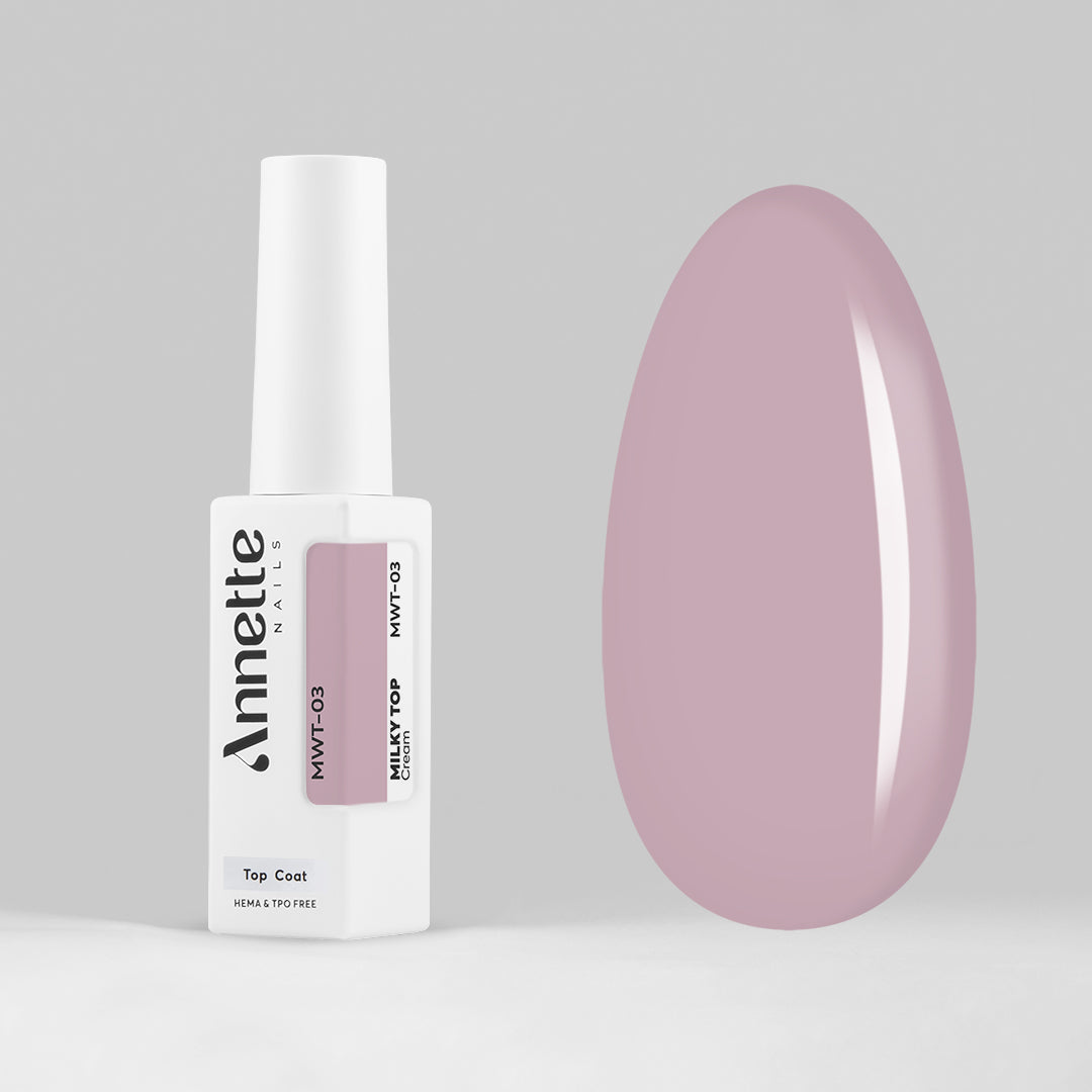 Top Coat Milky Cream MWT-03 - 8ml Annette Nails