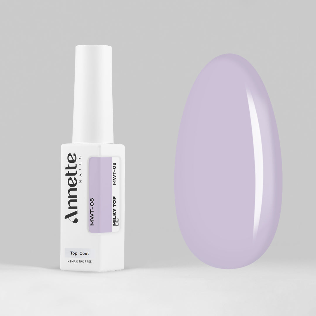 Top Coat Milky Lila MWT-08 - 8ml Annette Nails