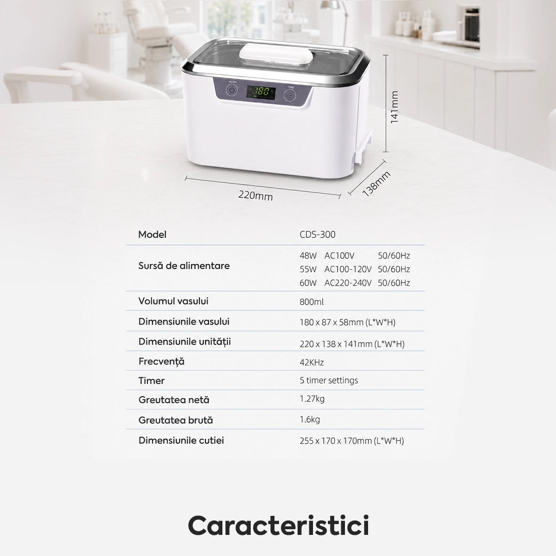 Aparat de curatare cu ultrasunete Codyson CDS-300