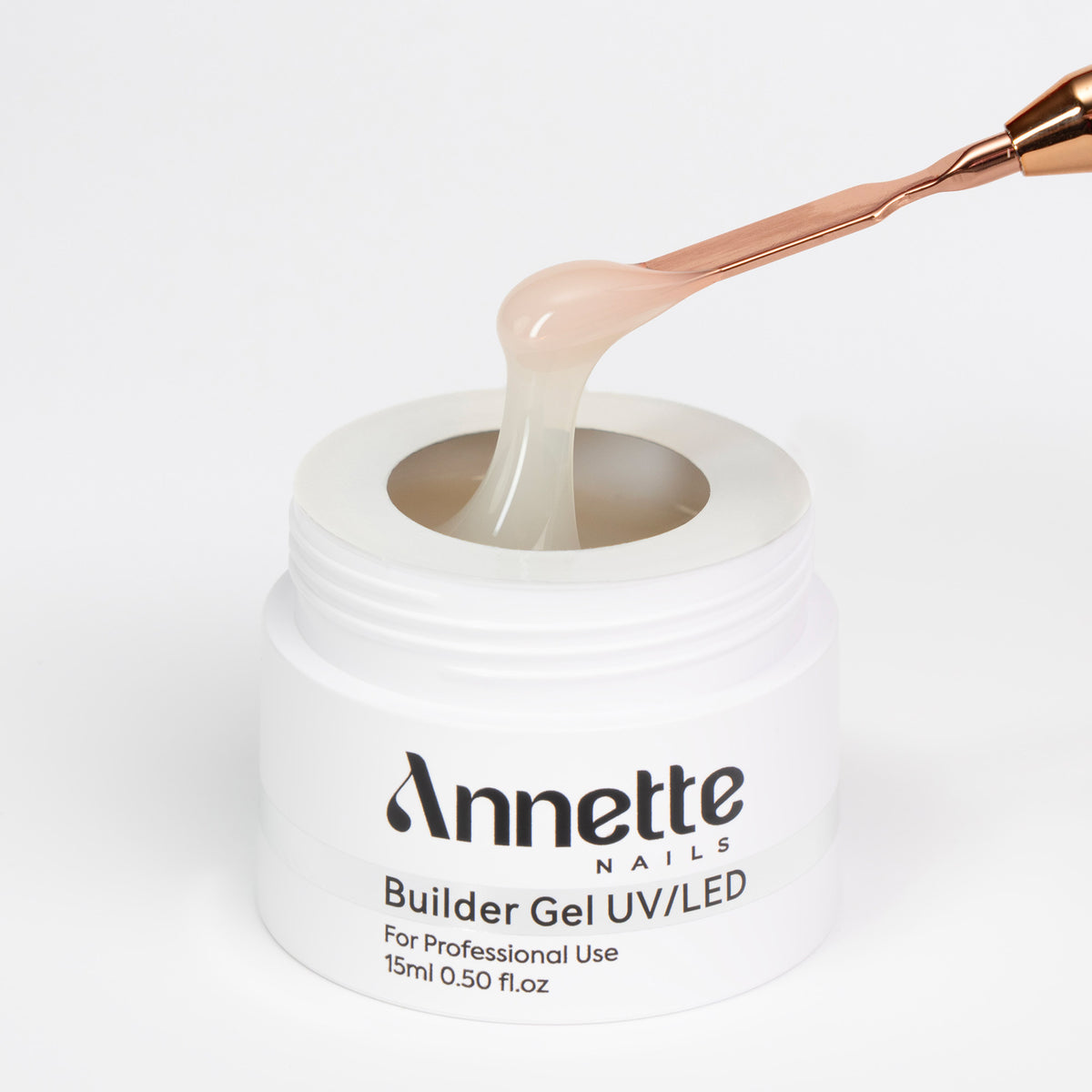Gel Constructie Old Money 1 - 15ml Annette Nails GBO-01-15 - textura gelului pe spatula