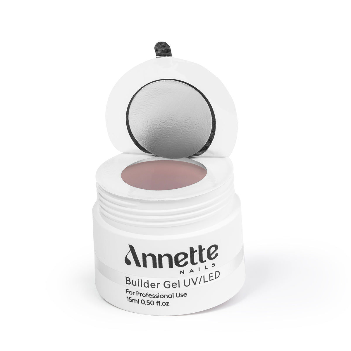 Gel Constructie Old Money 2 - 15ml Annette Nails GBO-02-15 - borcan deschis cu nuanta gelului