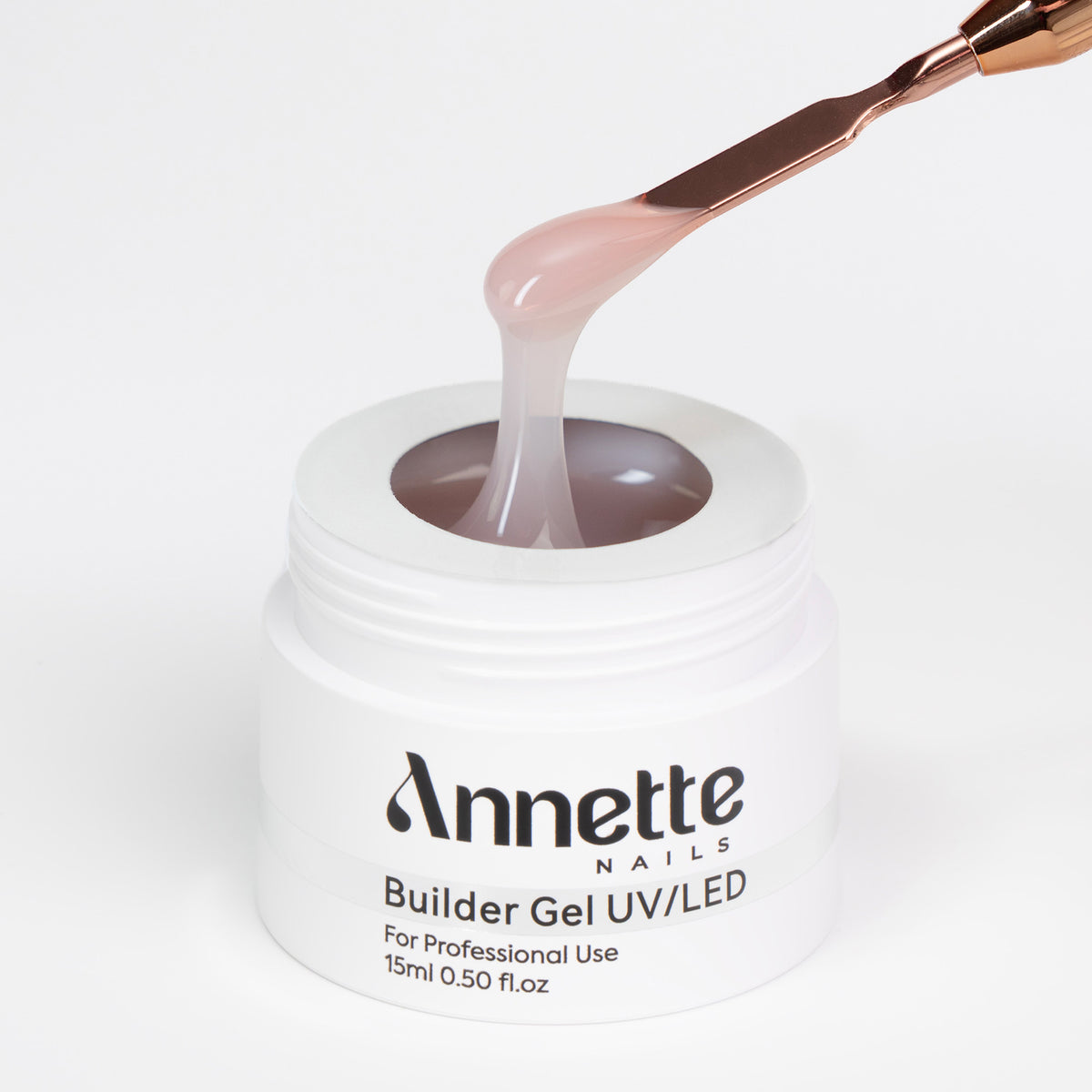 Gel Constructie Old Money 2 - 15ml Annette Nails GBO-02-15 - textura gelului pe spatula