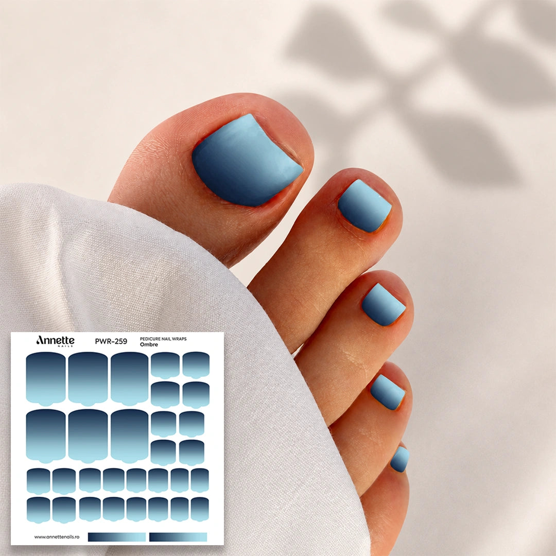 Nail Wraps Pedichiura Ombre 259 Annette Nails PWR-259
