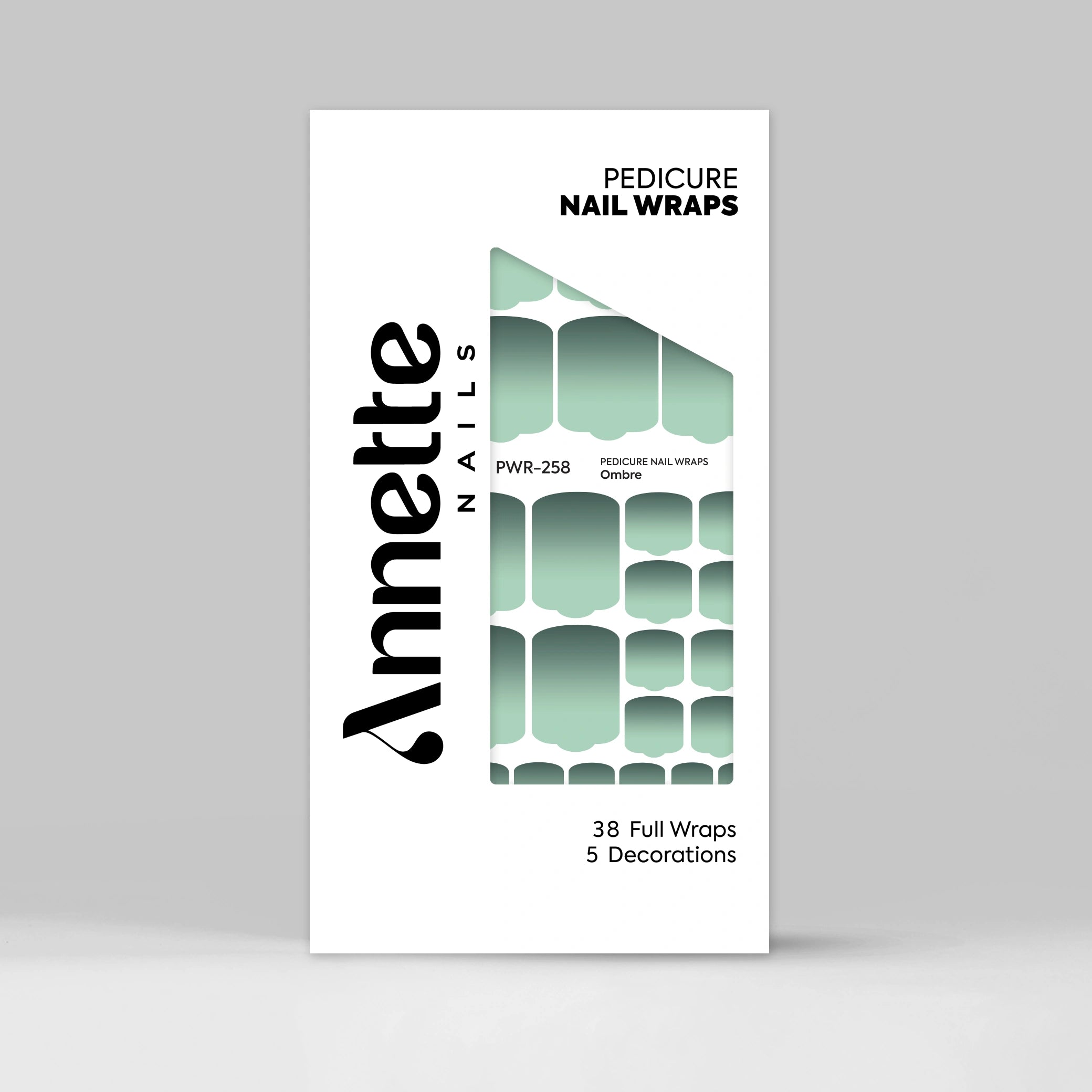 Nail Wraps Pedichiura Ombre 258 Annette Nails PWR-258