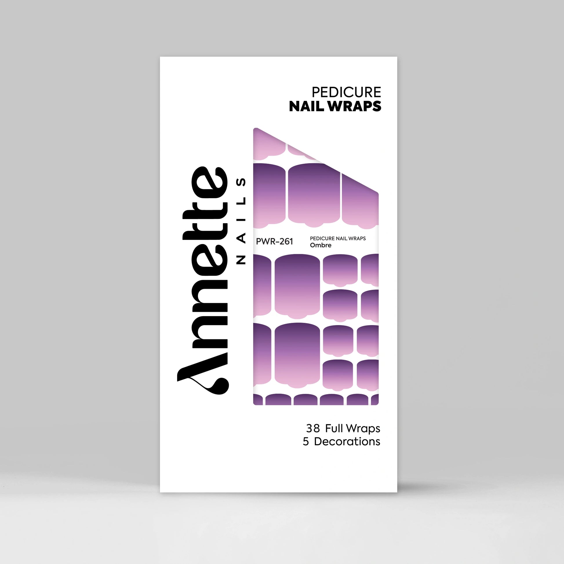 Nail Wraps Pedichiura Ombre 261 Annette Nails PWR-261