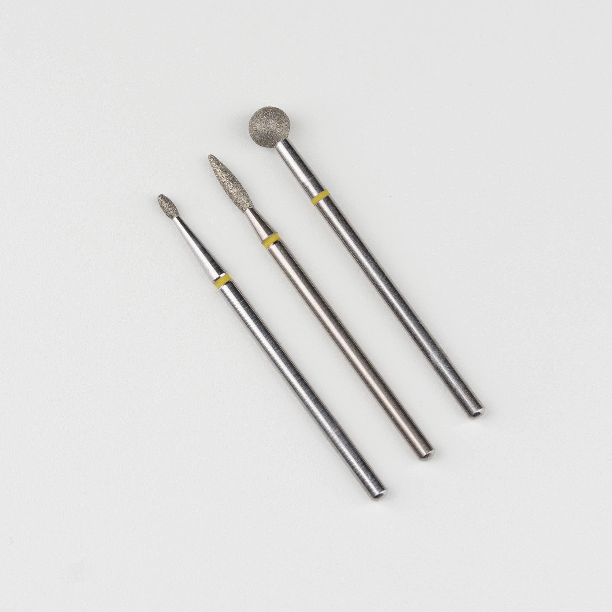 Kit Manichiura 3 Capete Freza Cuticula Sensibila Galben Annette Nails