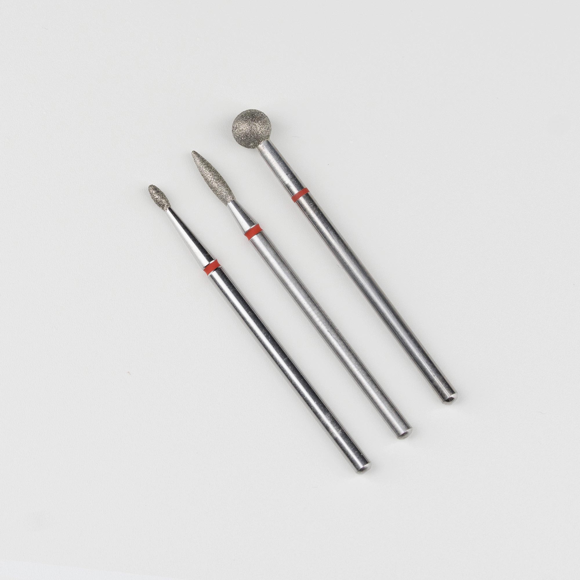 Kit Manichiura 3 Capete Freza Cuticula Standard Rosu Annette Nails