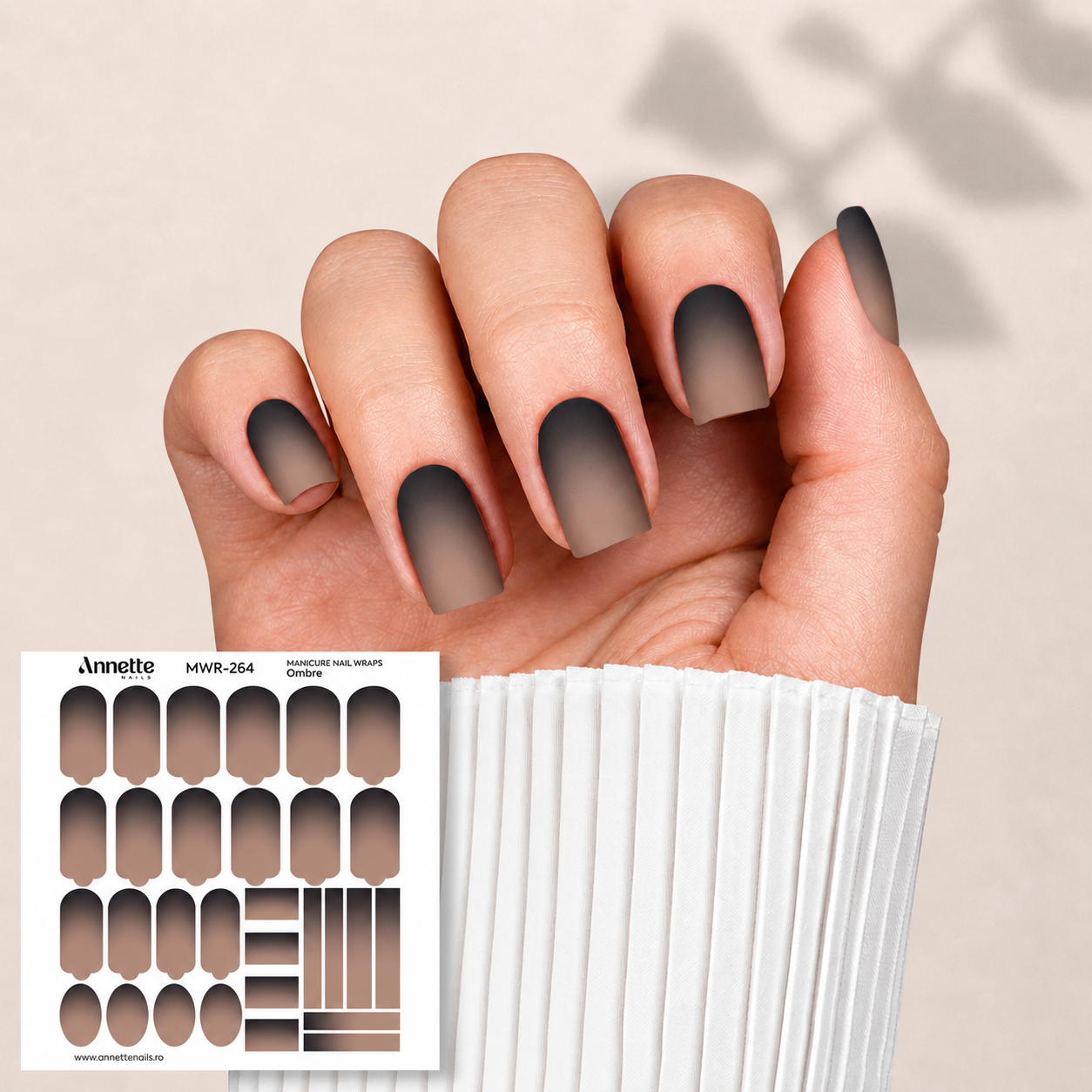 Nail Wraps Manichiura Ombre 264 Annette Nails MWR-264