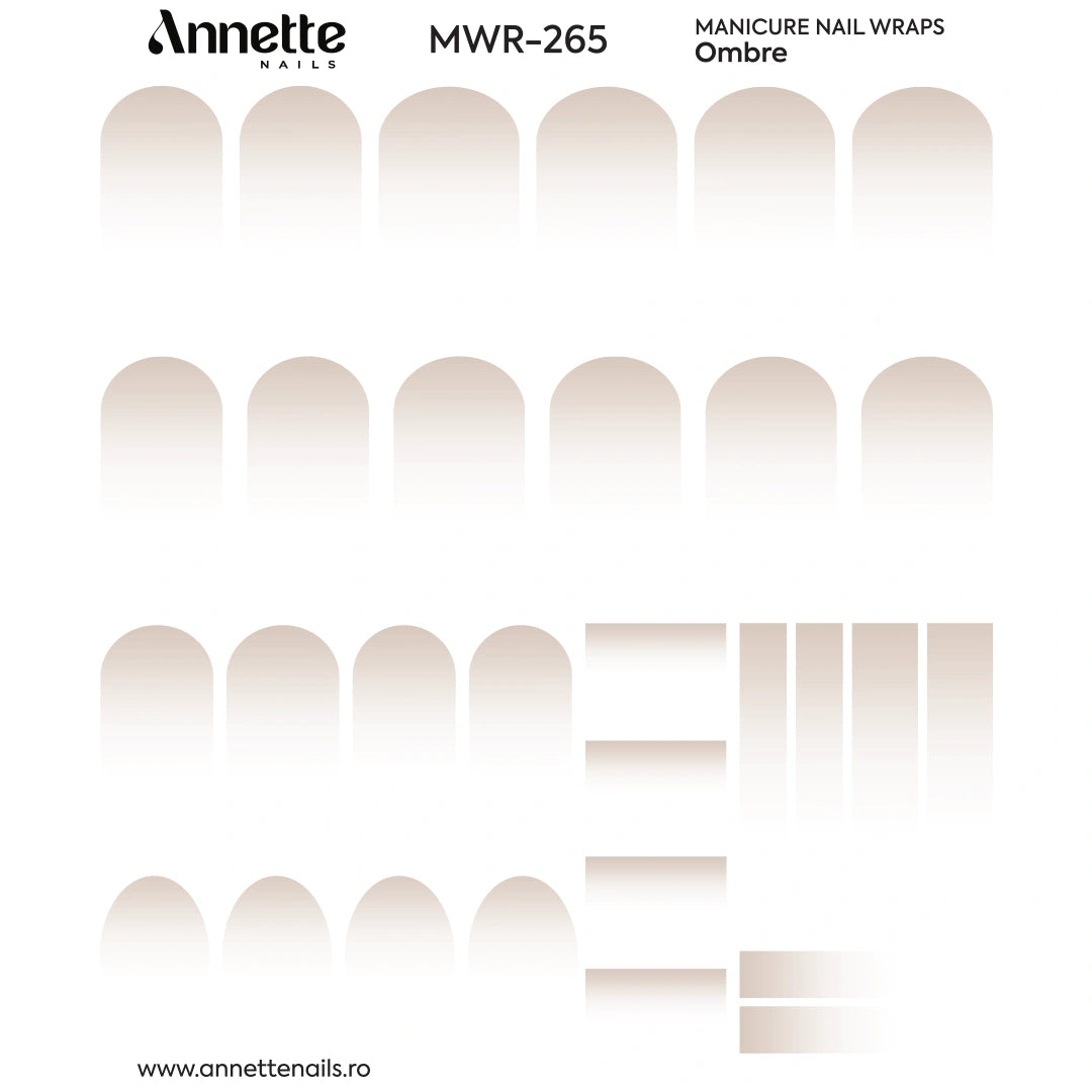 Nail Wraps Manichiura Ombre 265 Annette Nails MWR-265