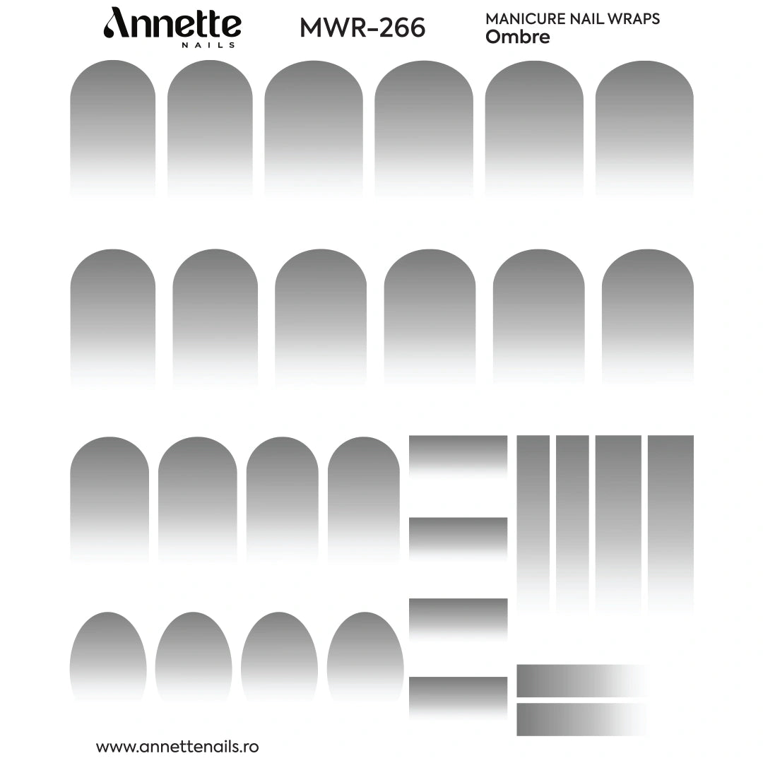 Nail Wraps Manichiura Ombre 266 Annette Nails MWR-266