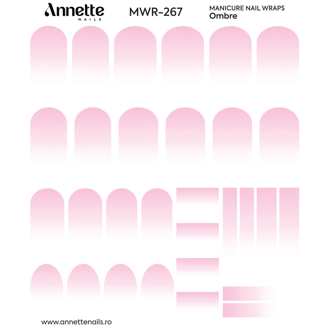 Nail Wraps Manichiura Ombre 267 Annette Nails MWR-267