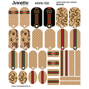 Nail Wraps Manichiura Brands 150 Annette Nails MWR-150
