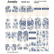 Nail Wraps Manichiura Brands 154 Annette Nails MWR-154
