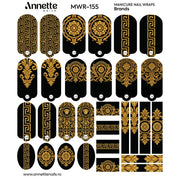 Nail Wraps Manichiura Brands 155 Annette Nails MWR-155