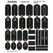 Nail Wraps Manichiura Brands 156 Annette Nails MWR-156