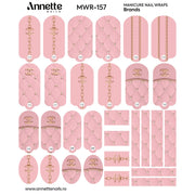 Nail Wraps Manichiura Brands 157 Annette Nails MWR-157