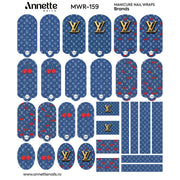 Nail Wraps Manichiura Brands 159 Annette Nails MWR-159