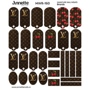 Nail Wraps Manichiura Brands 160 Annette Nails MWR-160