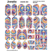 Nail Wraps Manichiura Brands 161 Annette Nails MWR-161