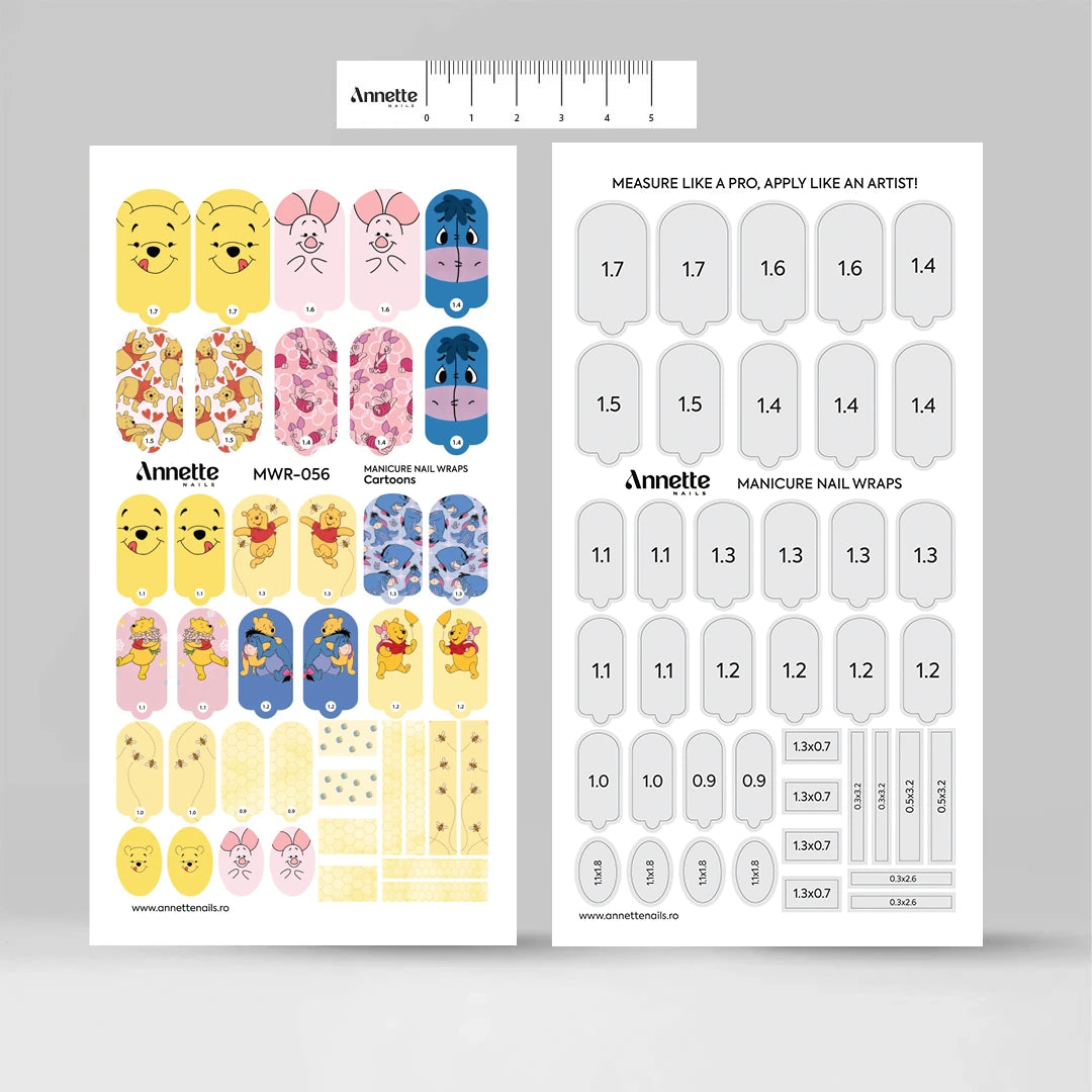 Nail Wraps Manichiura Cartoons 56 Annette Nails MWR-056