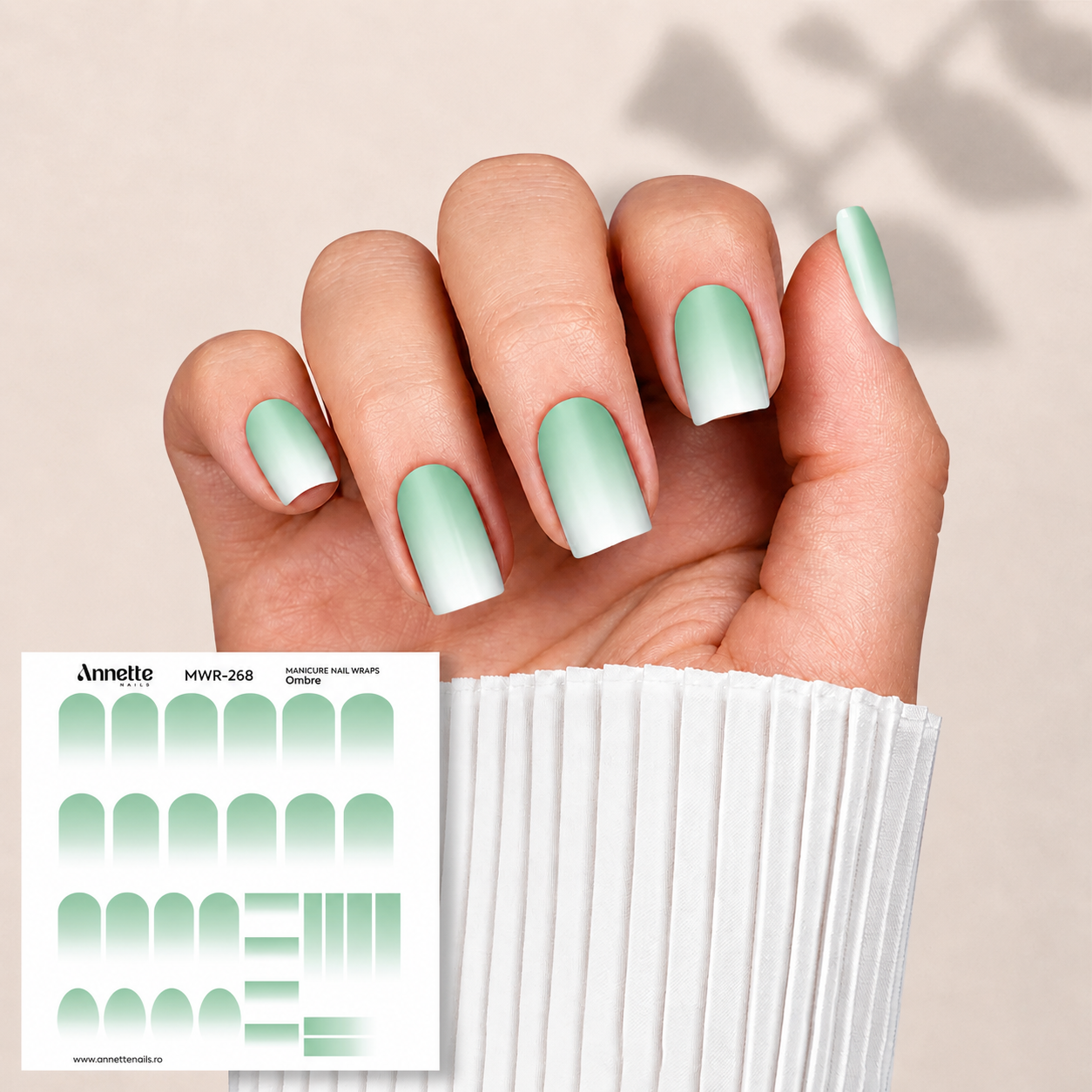 Nail Wraps Manichiura Ombre 268 Annette Nails MWR-268
