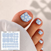 Nail Wraps Pedichiura Flowers 103 Annette Nails PWR-103