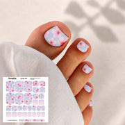 Nail Wraps Pedichiura Flowers 119 Annette Nails PWR-119
