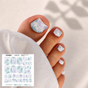 Nail Wraps Pedichiura Flowers 123 Annette Nails PWR-123