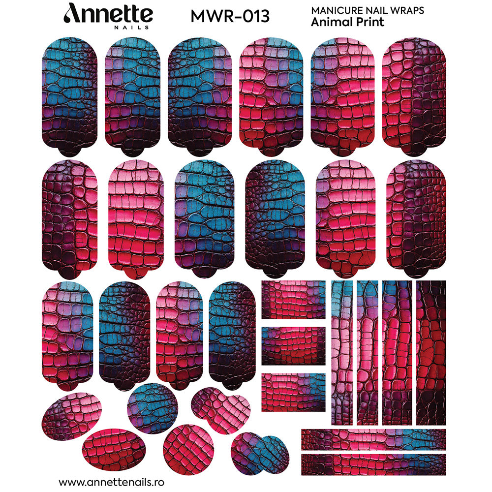 Nail Wraps Manichiura Animal Print 13 Annette Nails MWR-013
